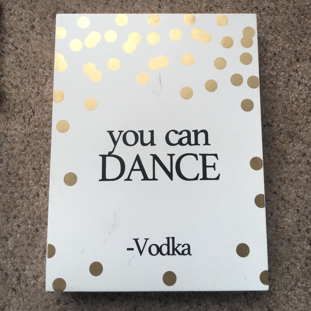 "You Can Dance"-Vodka sign