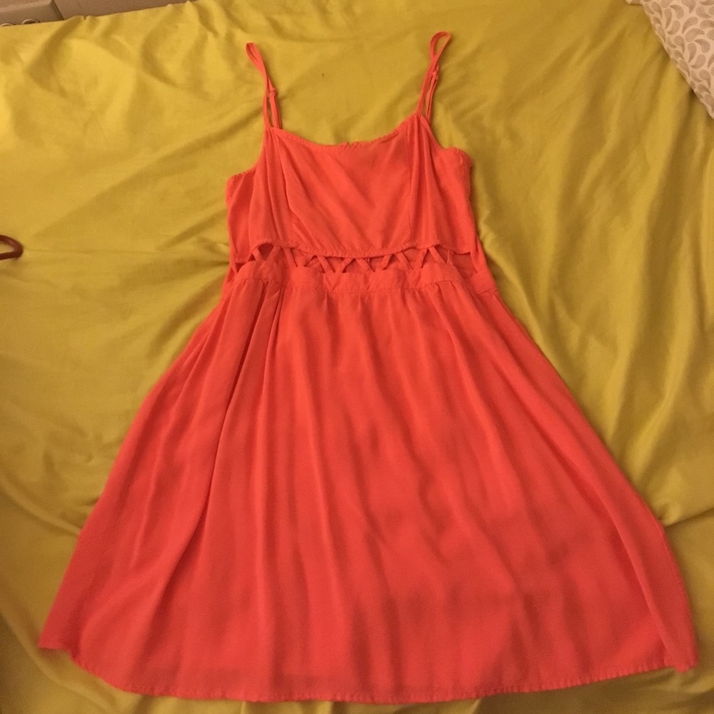 Peach dress