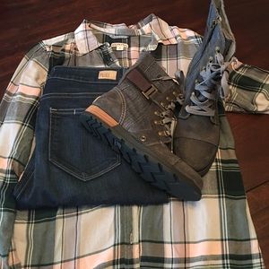 NWOB Sorel Major Carly (Navy/Blue Gray)