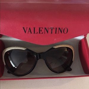 Authentic Valentino Sunglasses Swarovski Crystal