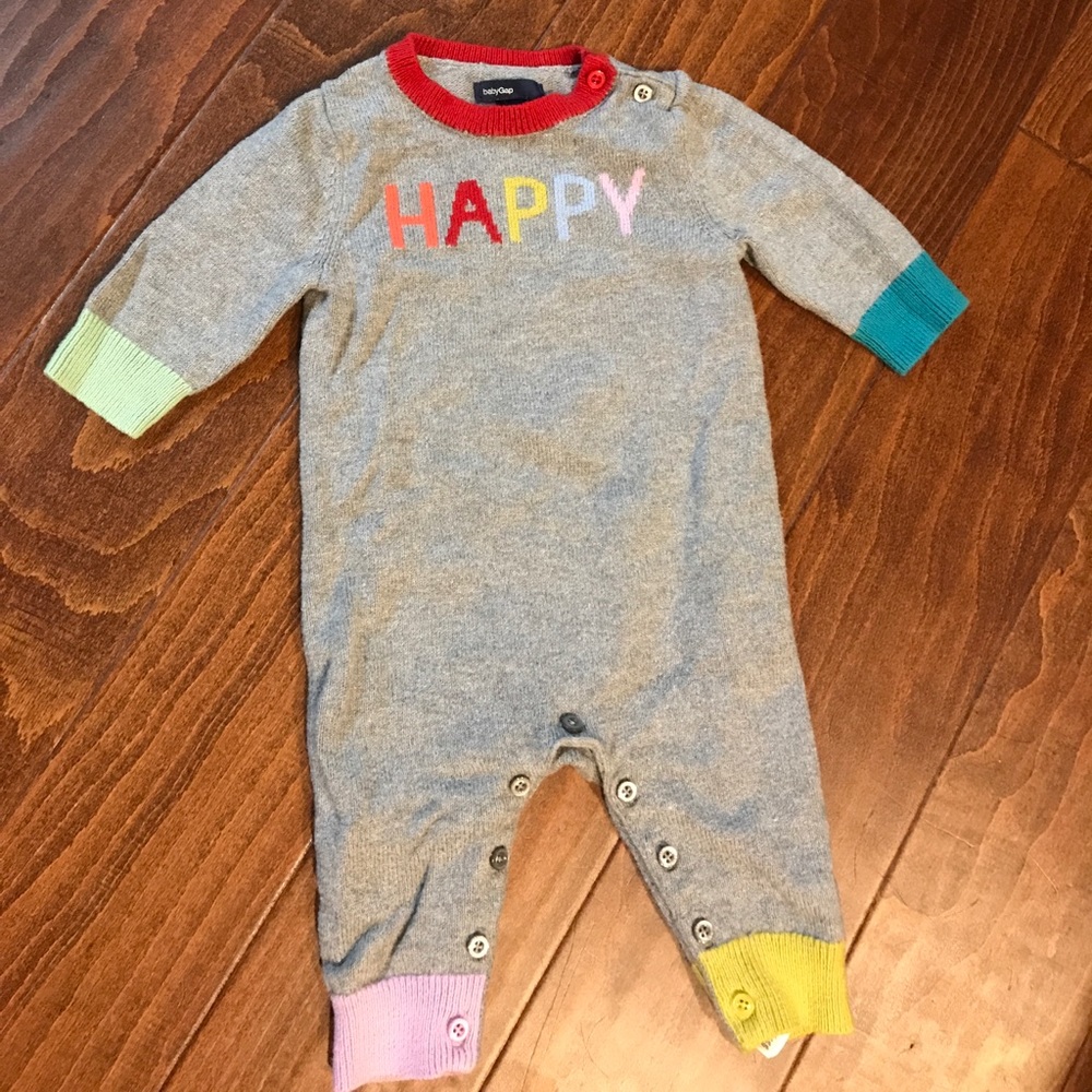 Baby Gap HAPPY Onesie