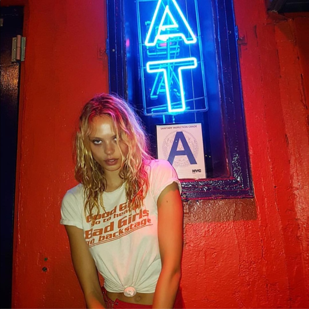 Good girls go to heaven bad girls go backstage tee