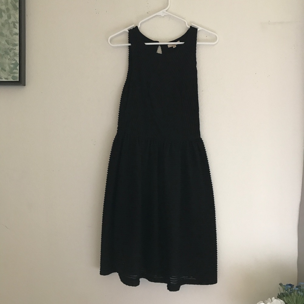 Anthropologie black dress