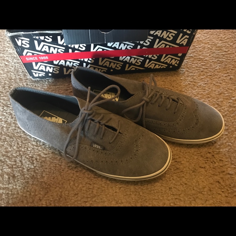 suede oxford vans women's 7 men's 5.5