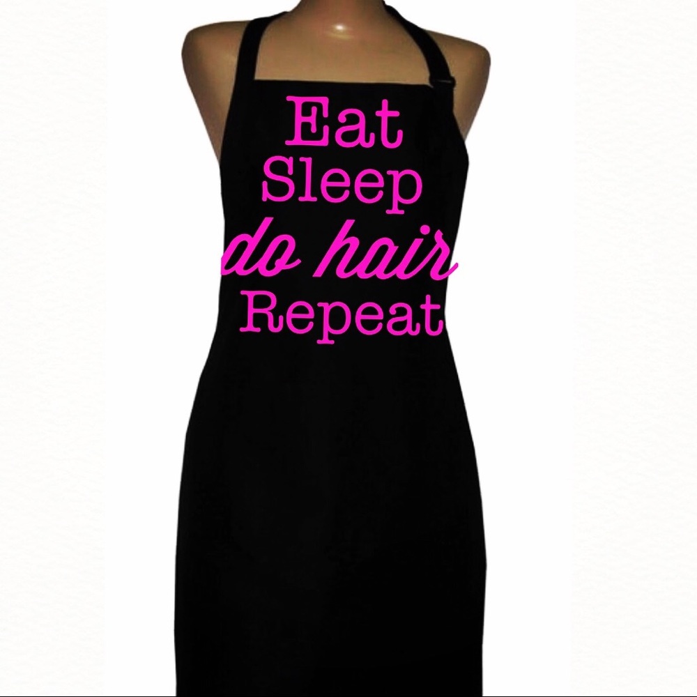 Graphic Black Apron