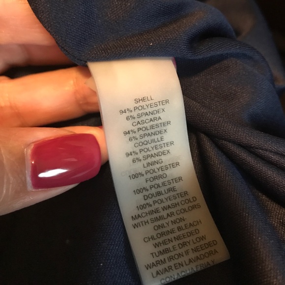 Vince Camuto Navy Midi with Pockets - Picture 4 of 8