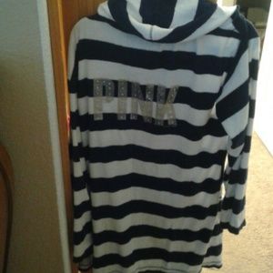 Pink victoria's Bath robe/ swim cover up whole set