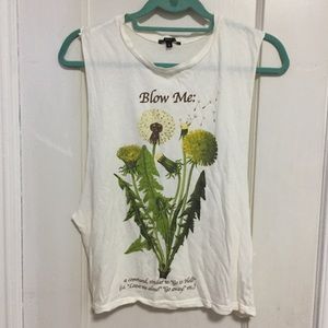 "Blow Me" muscle tee