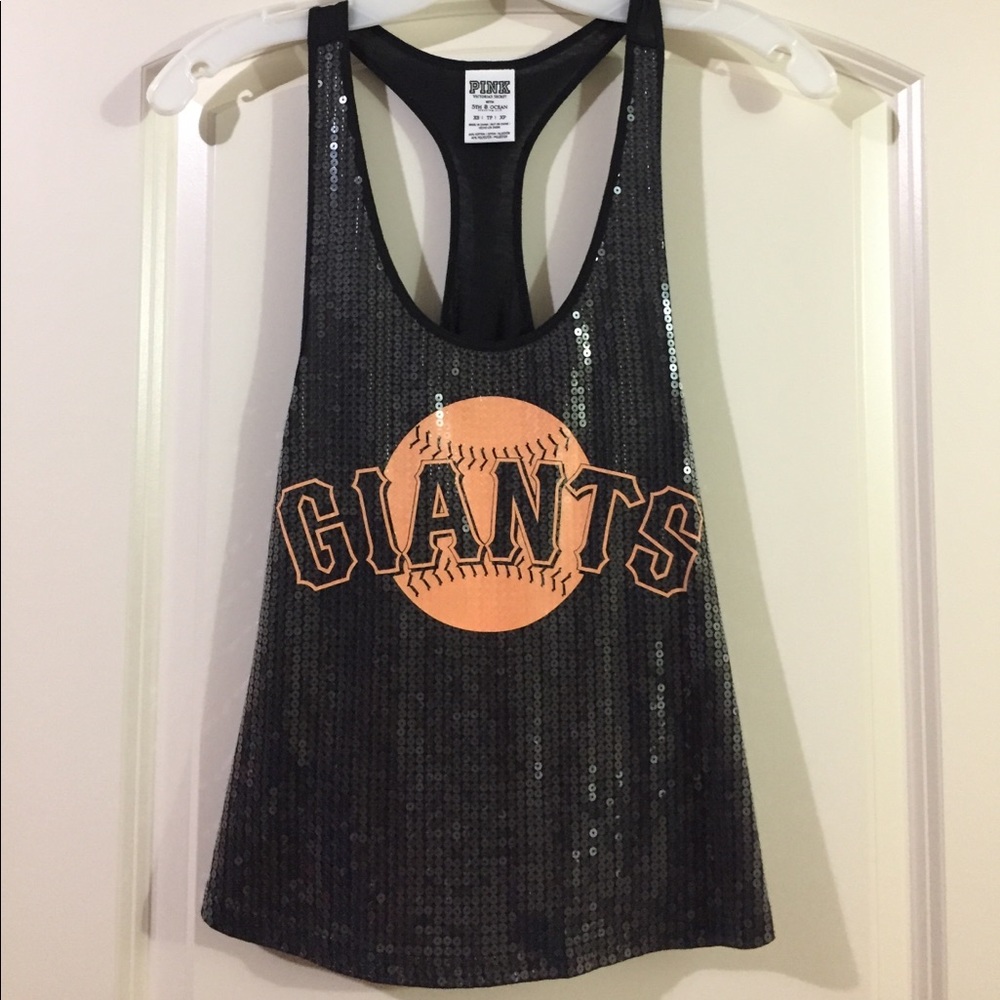 Giants sequined tank top