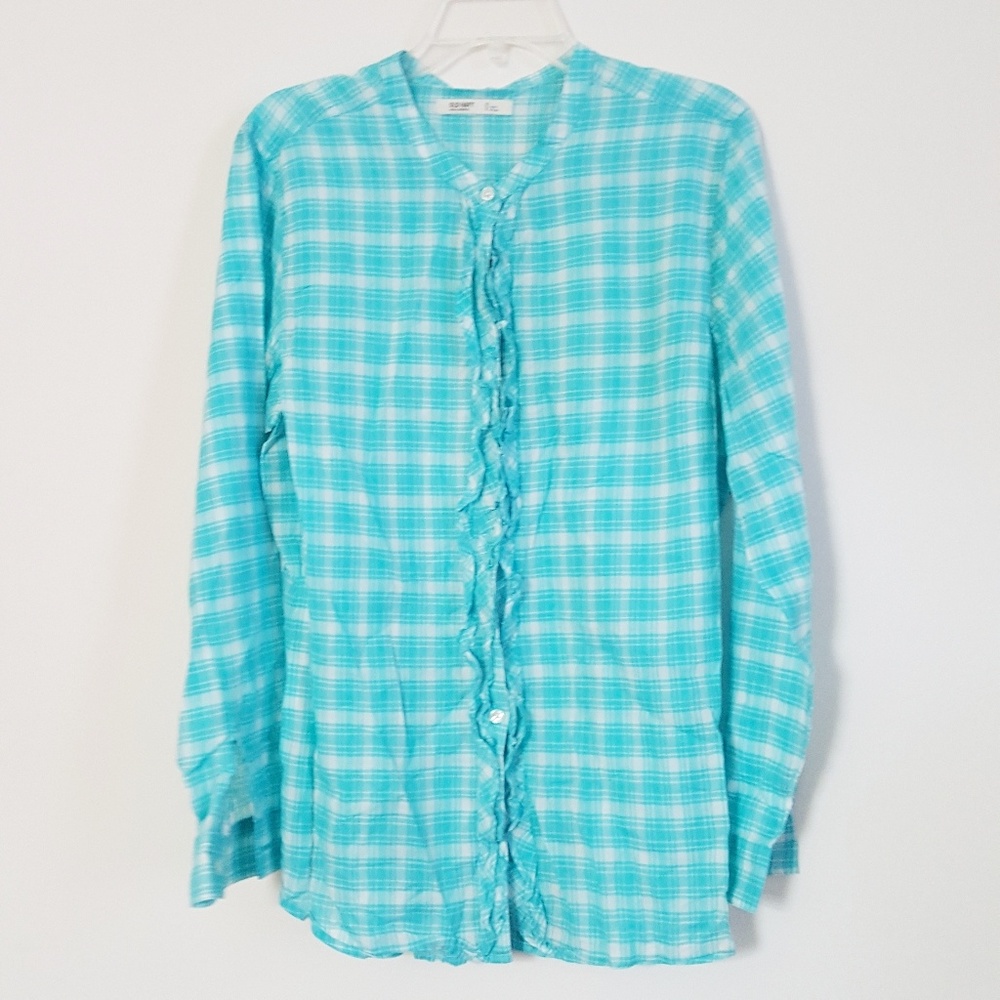 Plaid RuffledTunic