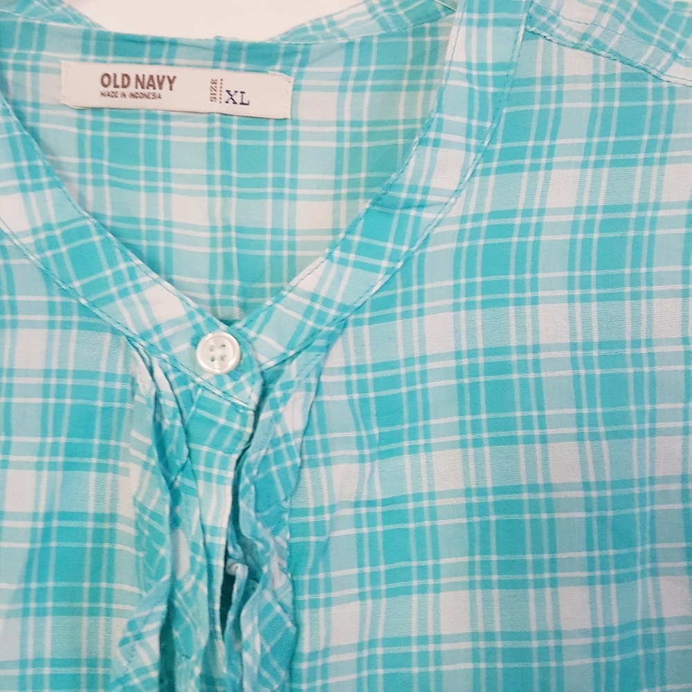 Plaid RuffledTunic - Picture 3 of 3