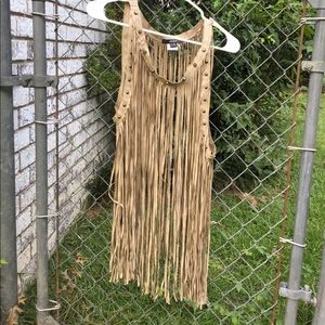 Fringe over lay one size fits all