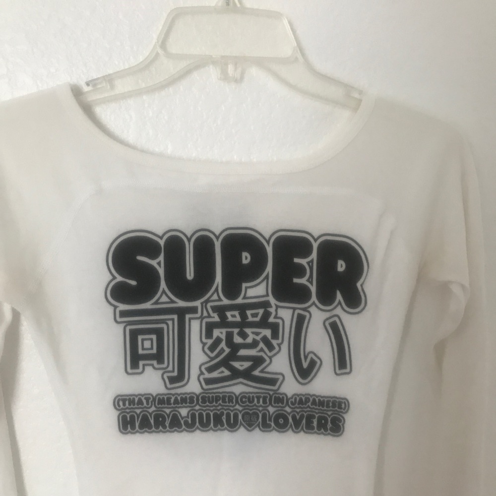 "Super kawaii" long sleeve tee