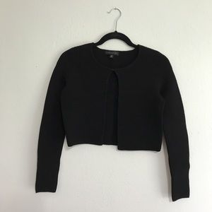 Thick black cardigan