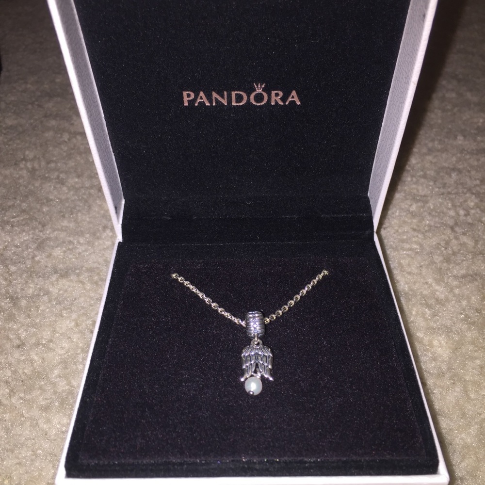 Pandora Angel Wings Necklace