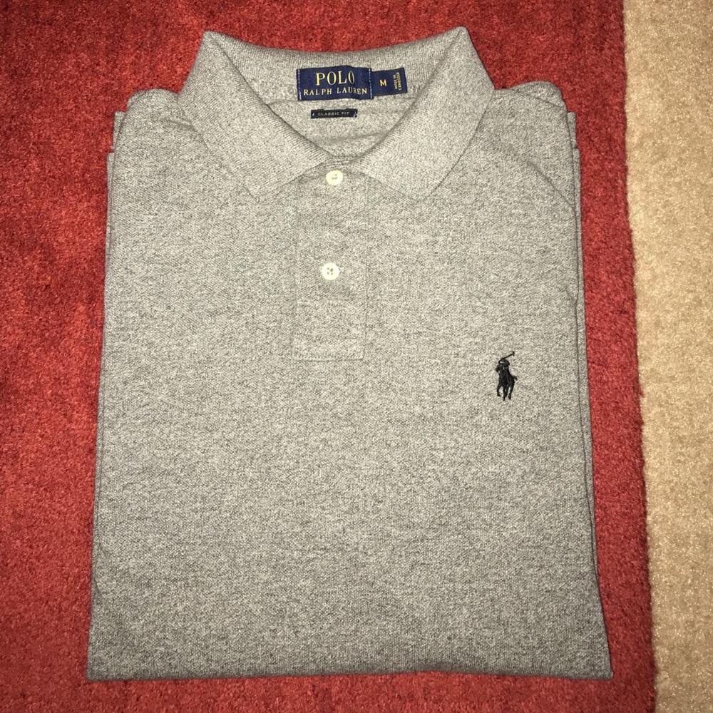 EUC Polo by Ralph Lauren charcoal SS size M