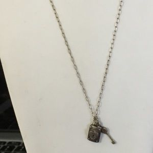 Heart & Key Pendant Necklace