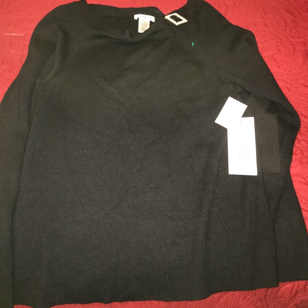 NWT Women's Laura Ashley long sleeve top M