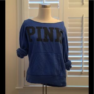 PINK Sweatshirt with "86" Black Logo on Back