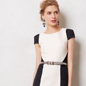 Anthropologie Rise and Set Ponte Dress