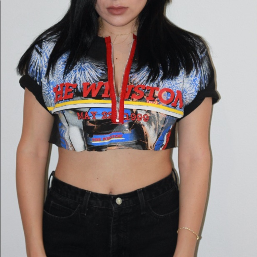 NASCAR zipper tee