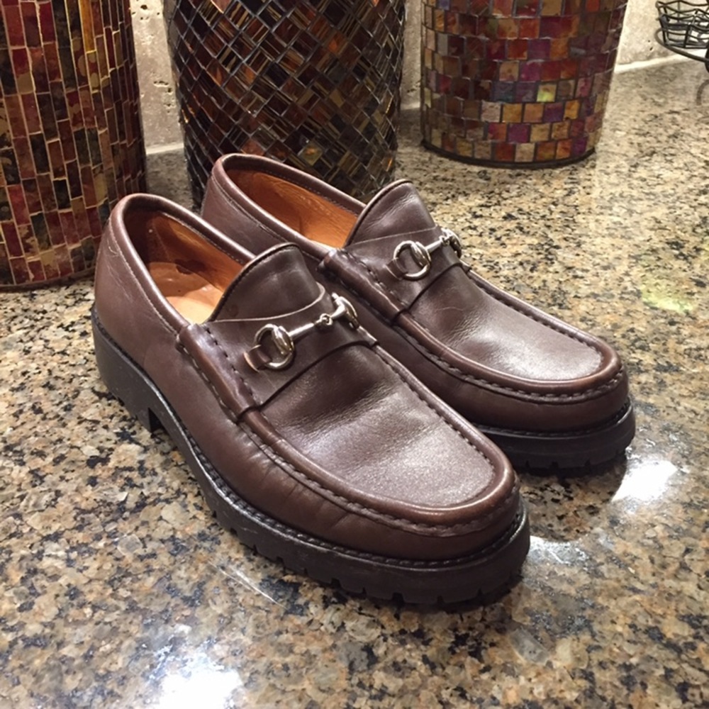 Gucci Brown Women's Loafers Size 5.5