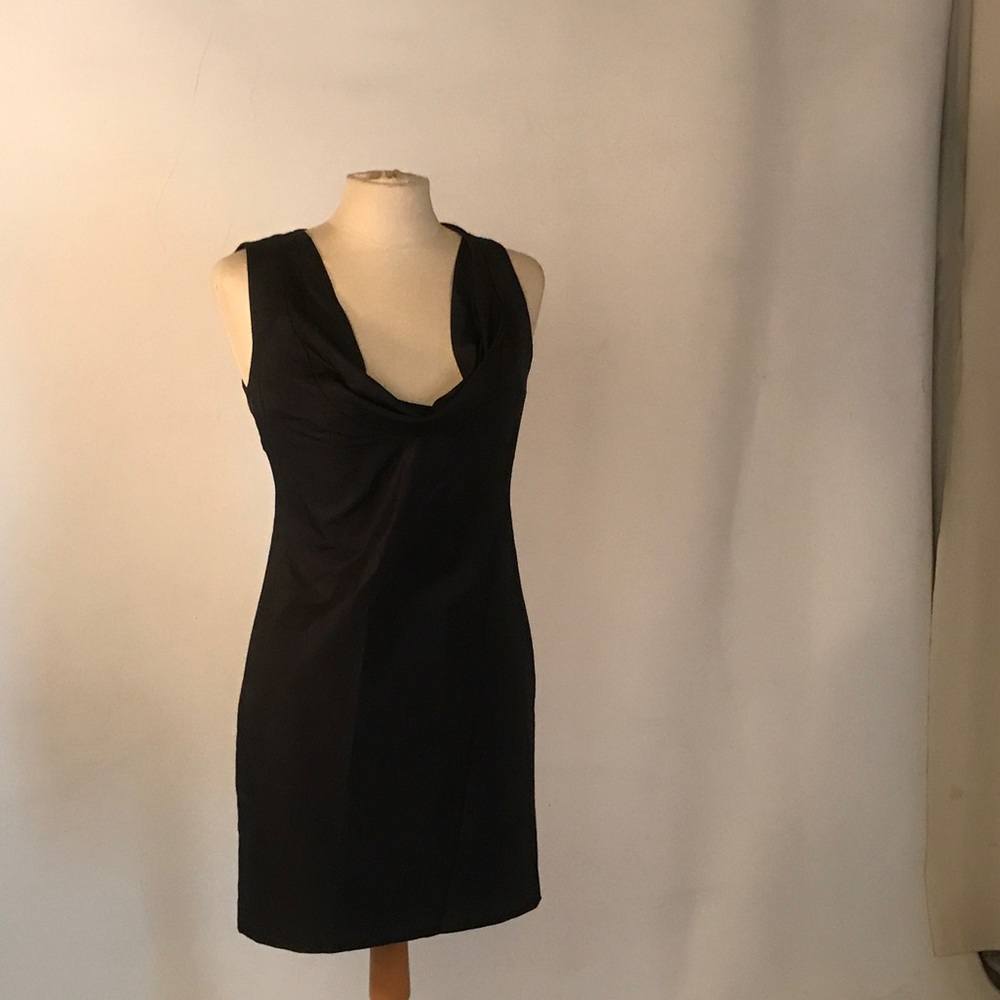 Thread social little matte shiny black dress