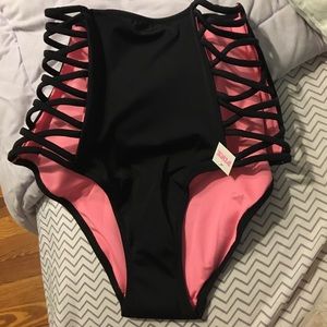 Pink Brand high waisted bathing suit