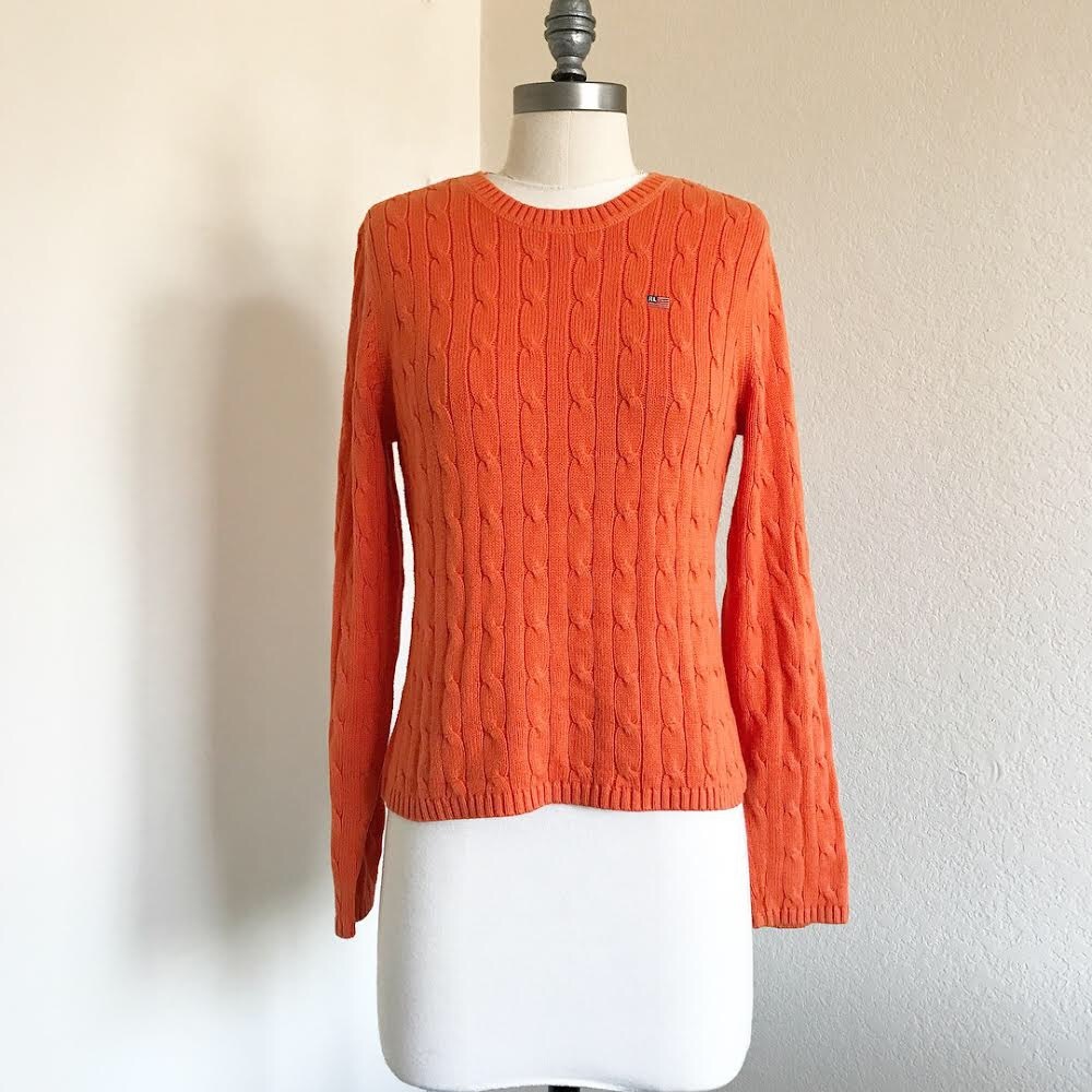 Polo Jeans Co. Sweater in Tangerine