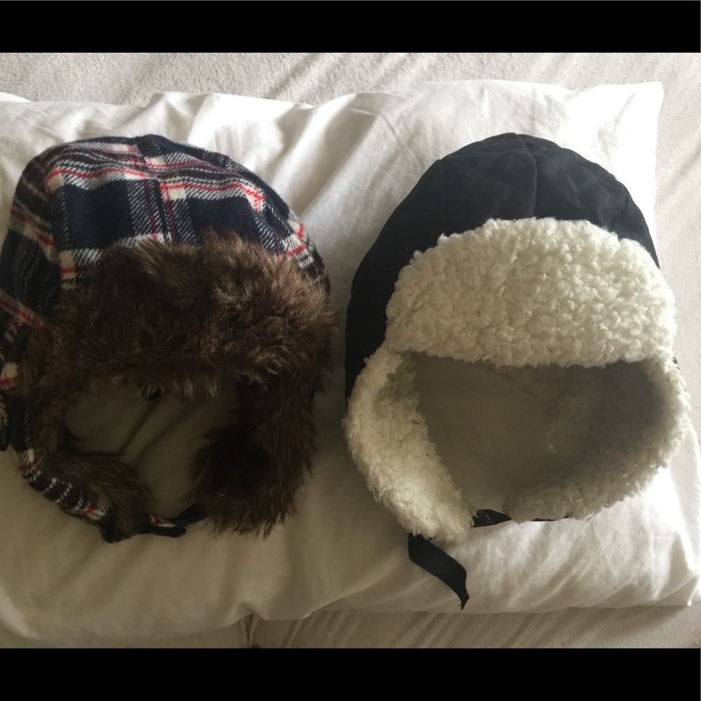 Cute warm fuzzy hats! Two for $5