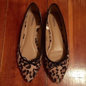 Merona Noele Pointed Toe Cheetah Print Ballet Flat