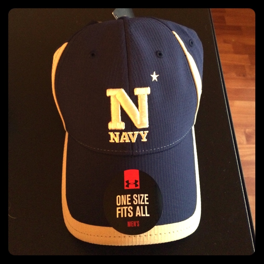 Under Armour Collegiate Navy Midshipman cap