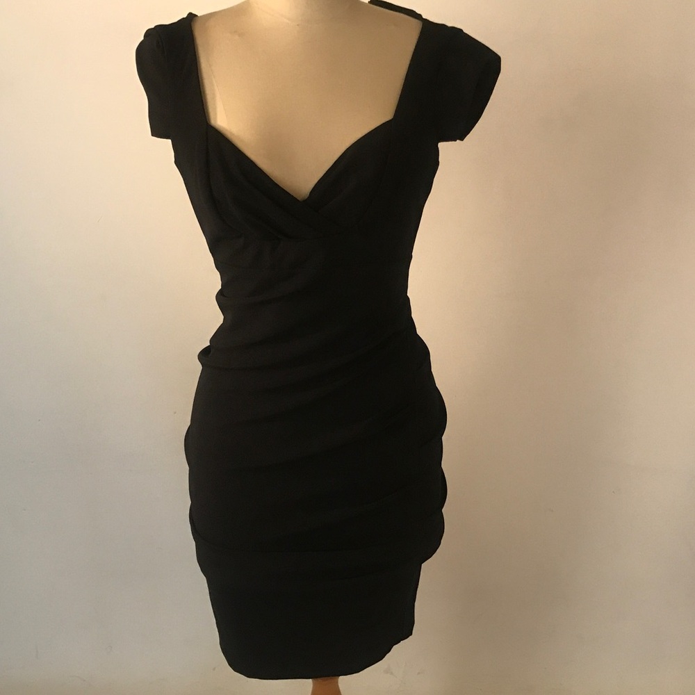 Nicole Miller studio little black dress
