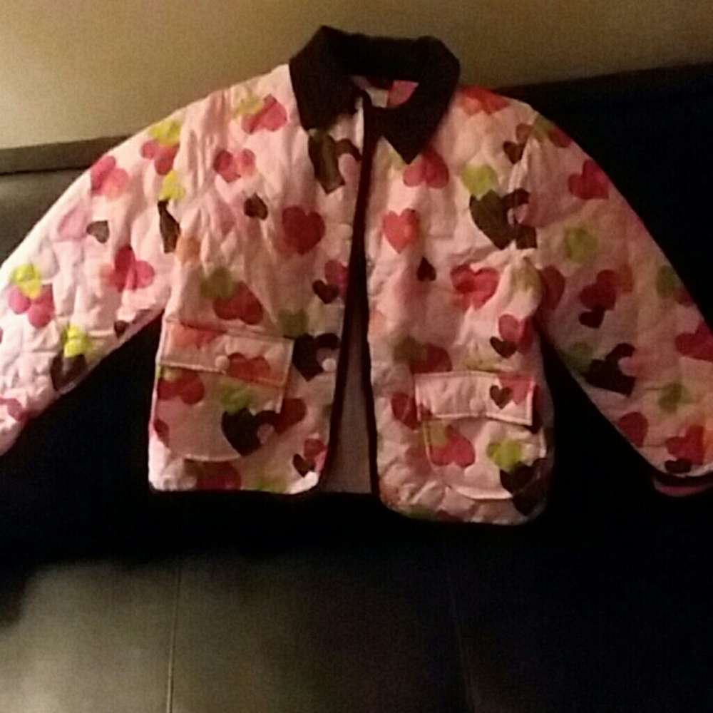 Pink girls jacket size 6x
