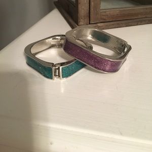 Betsey johnson square bangles