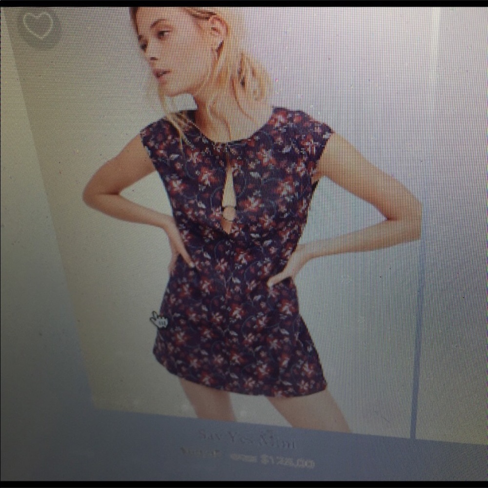Free people cut out floral dress
