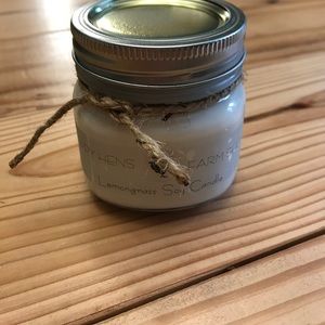 Hand poured Lemongrass Soy Candle