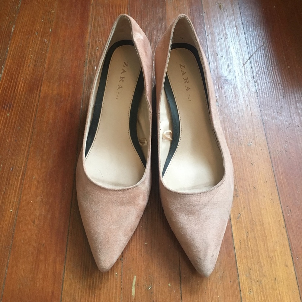 Zara block heel