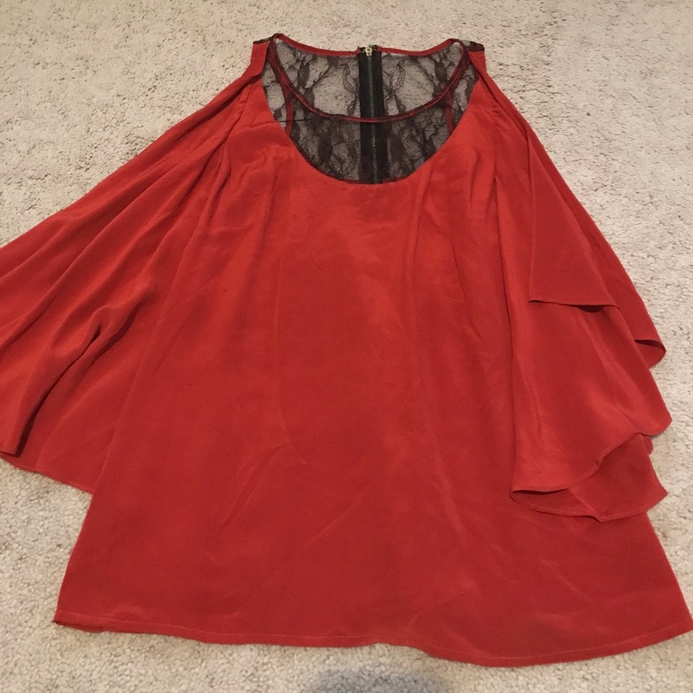 Red tank top