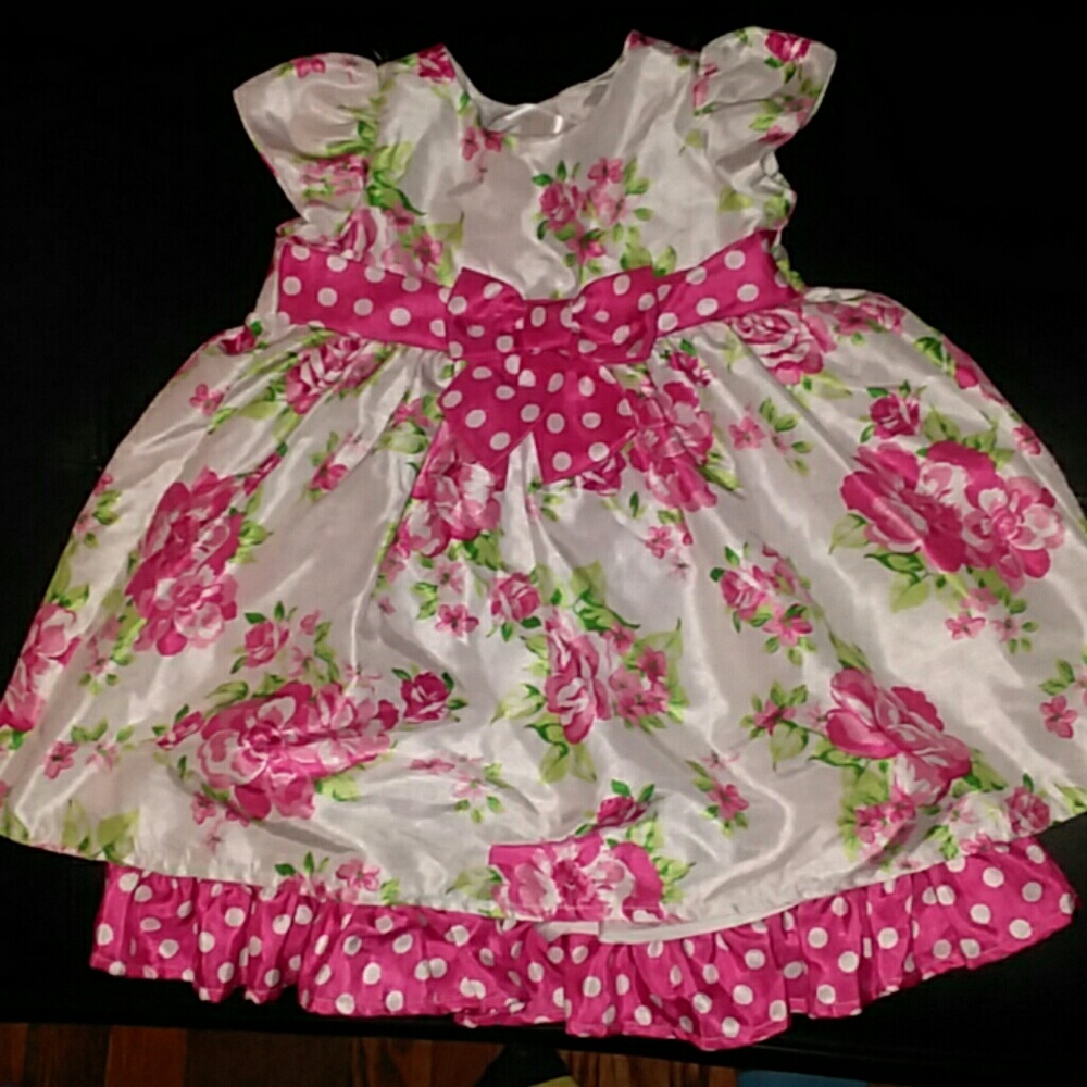 Baby girls flower dress