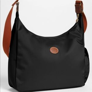 Longchamp Le Pliage Black Nylon Crossbody