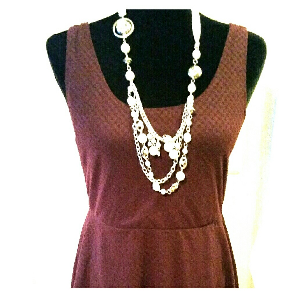 Burgundy Dress