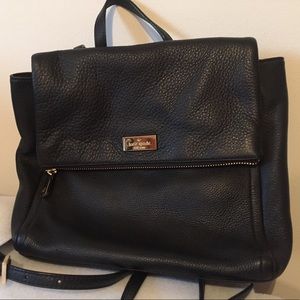 Kate spade black leather backpack Handbag