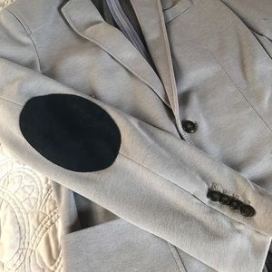 Zara Man gray double vent blazer