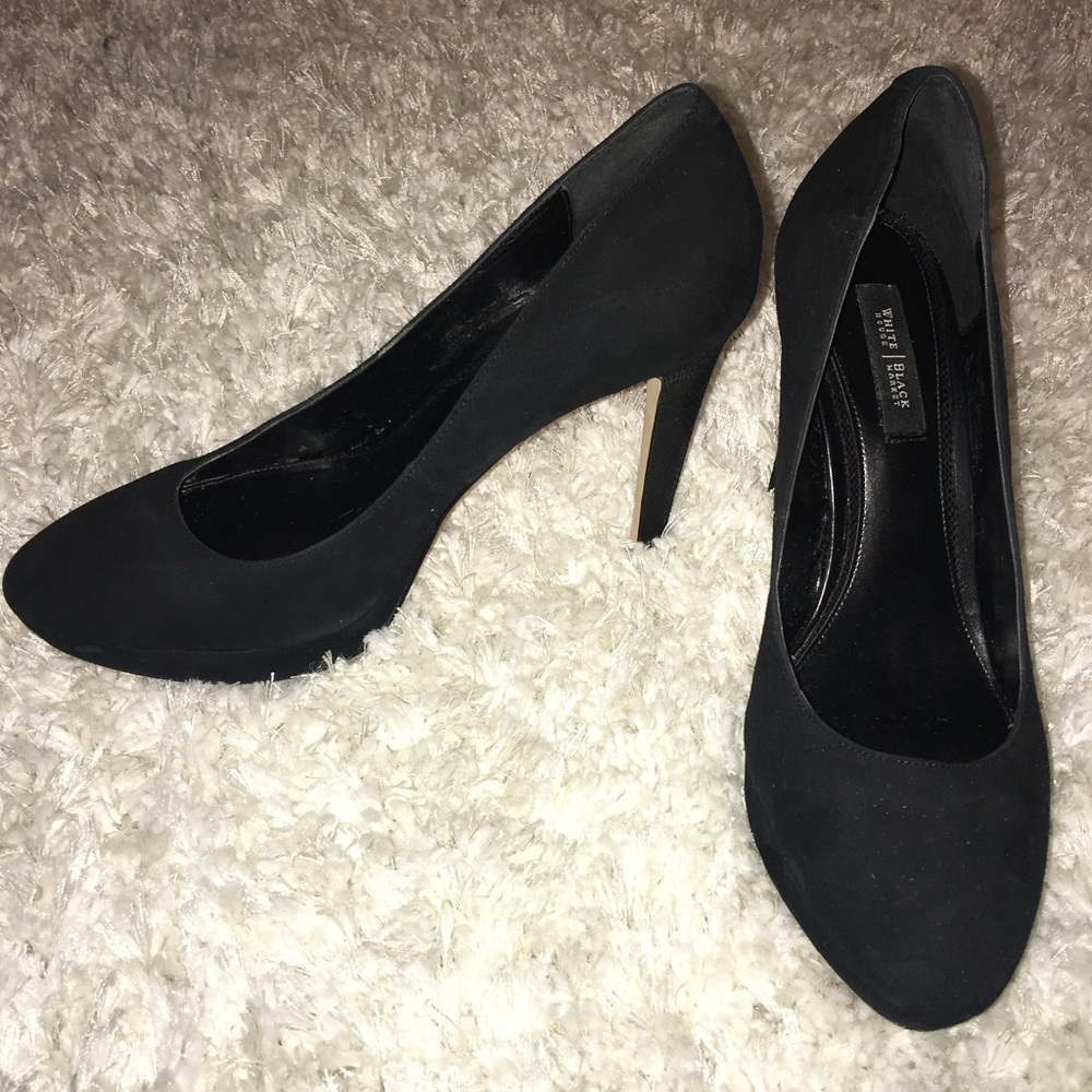 WHBM Suede Pumps