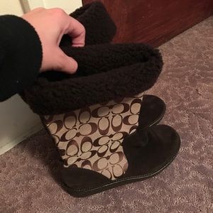 Authentic coach boots