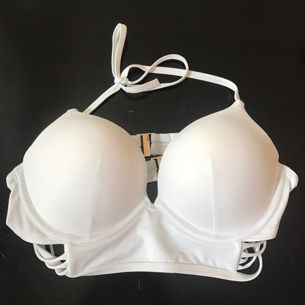 White bikini top