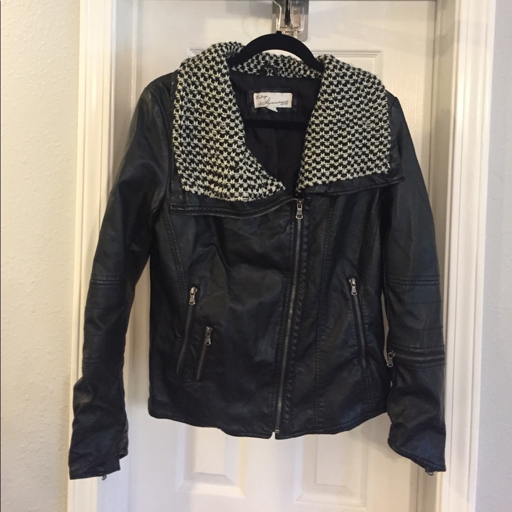 Leather like jacket