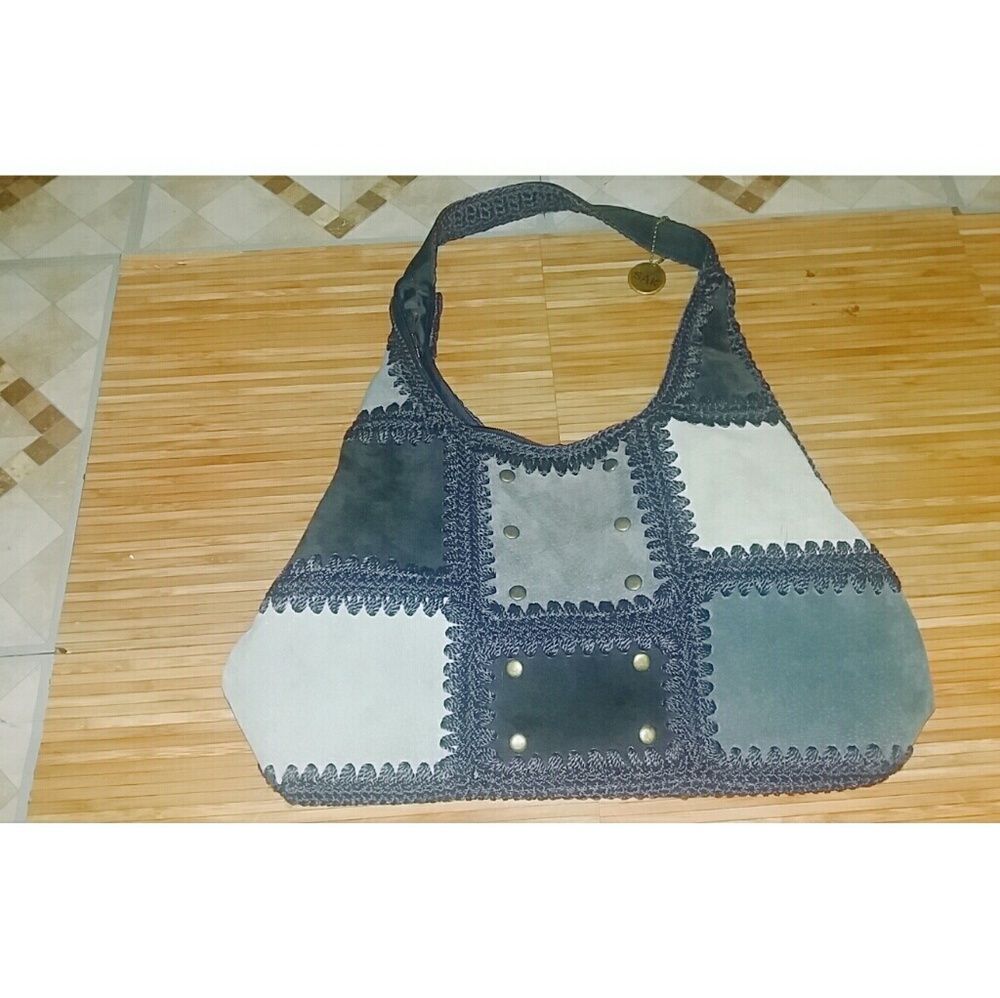SAK Blue Pattern Purse