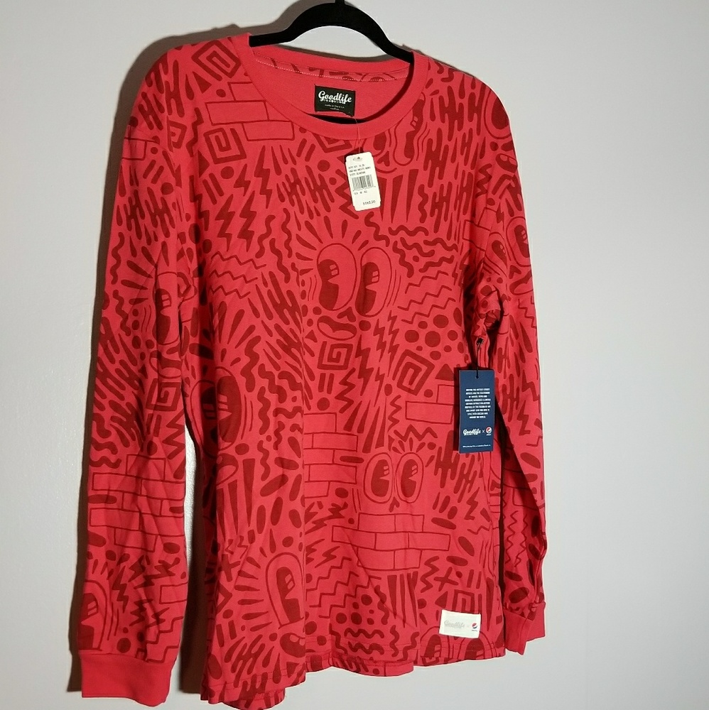 Men's Goodlife w Pepsi red long sleeve shirt